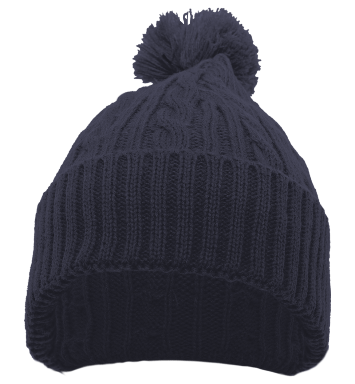 Cable Knit Pom-Pom Beanie