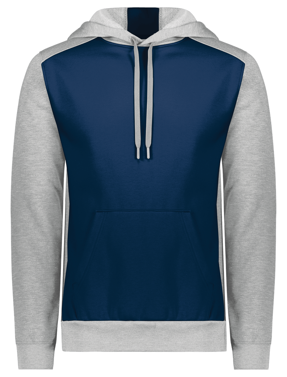 NAVY/GREY HEATHER