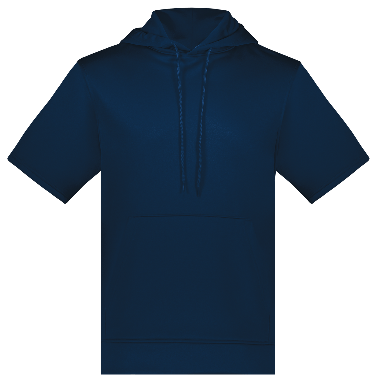 Wicking Fleece Short Sleeve Hoodie