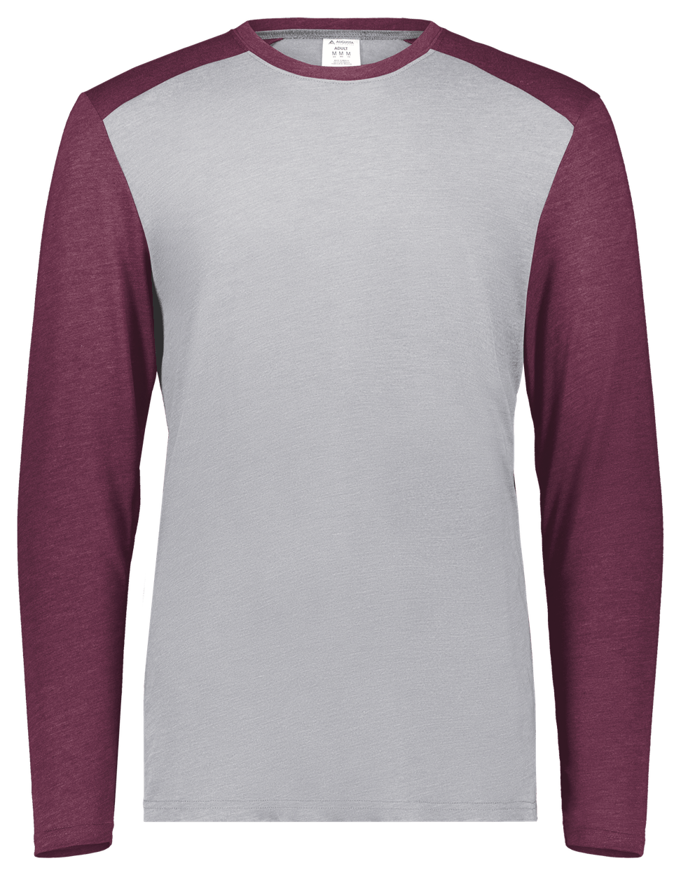 GREY HEATHER/MAROON HEATHER