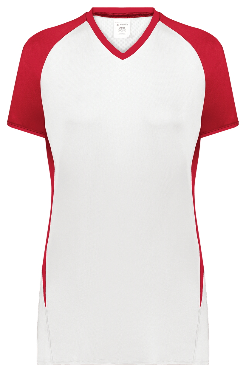 WHITE/SCARLET