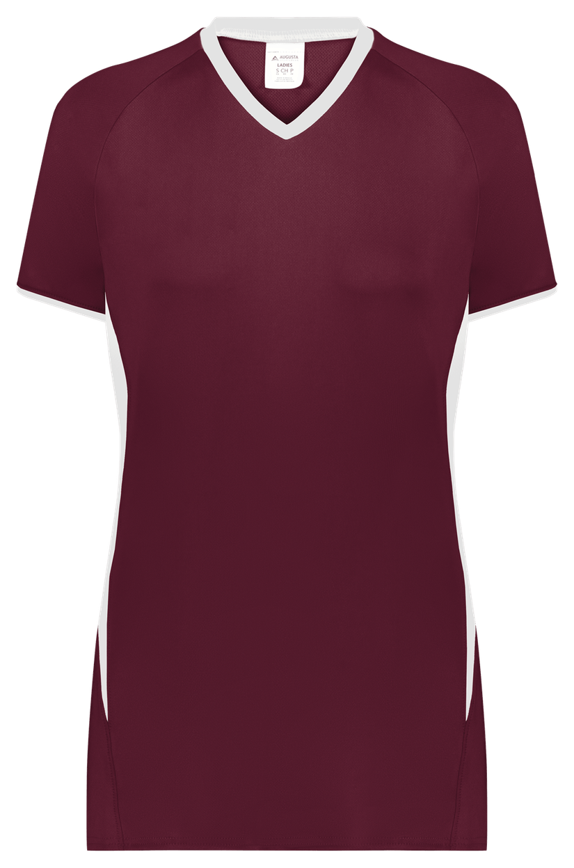 MAROON/WHITE