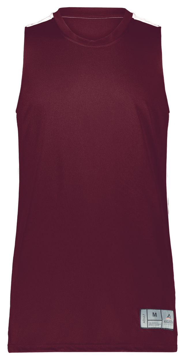 MAROON/WHITE