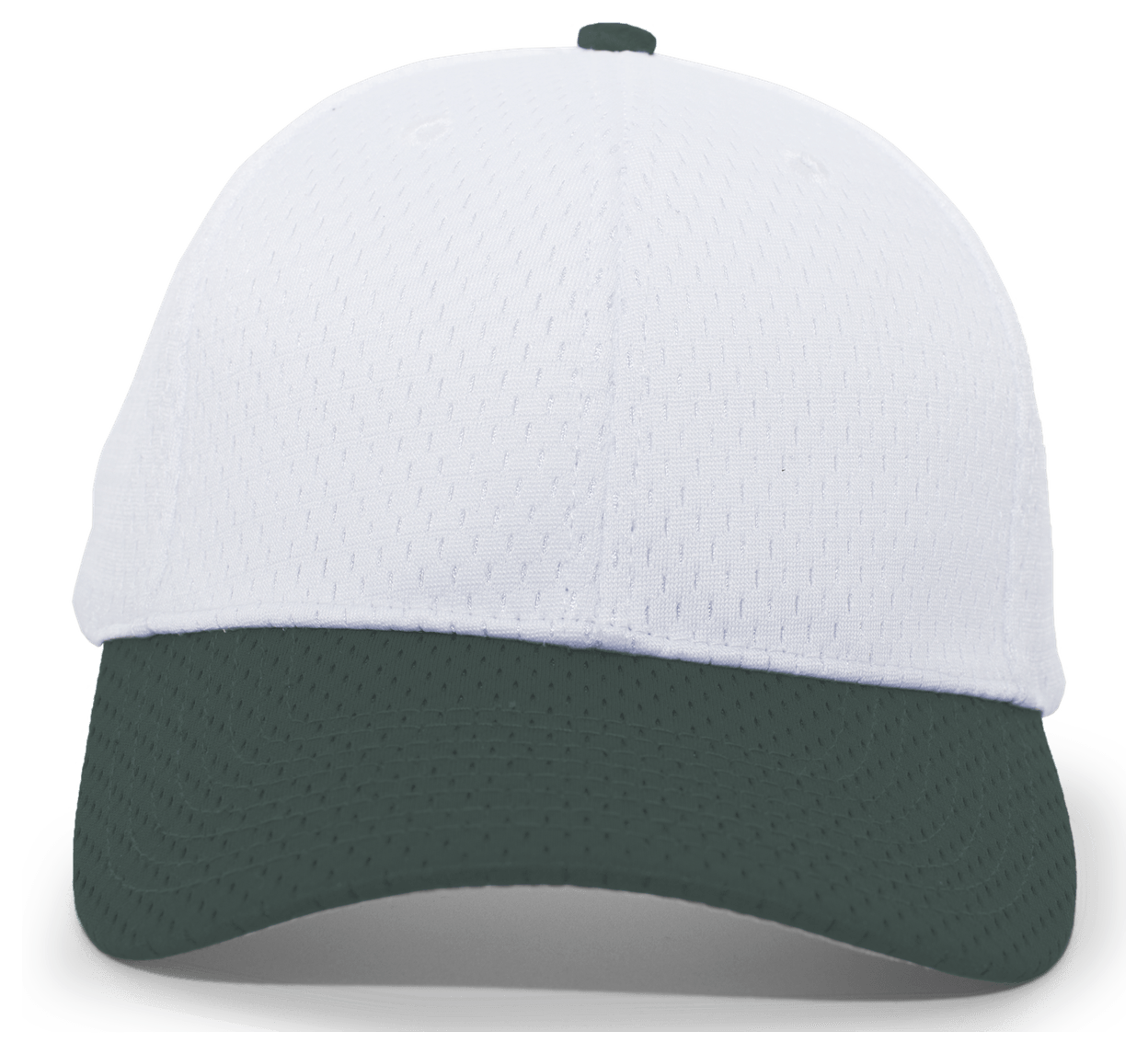 White/Dark Green