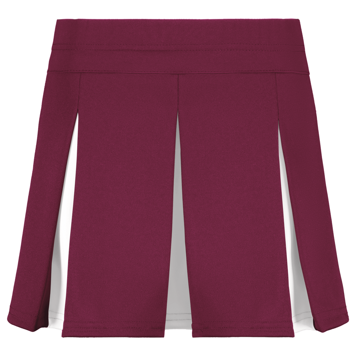 MAROON/WHITE