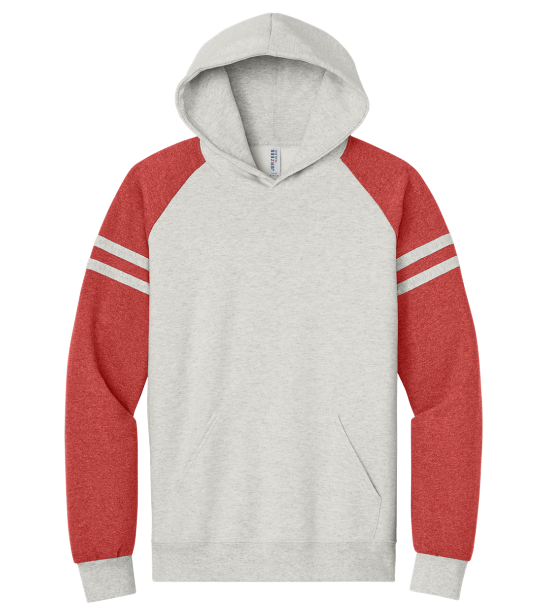 Jerzees Unisex NuBlend Varsity Colorblock Hooded Sweatshirt
