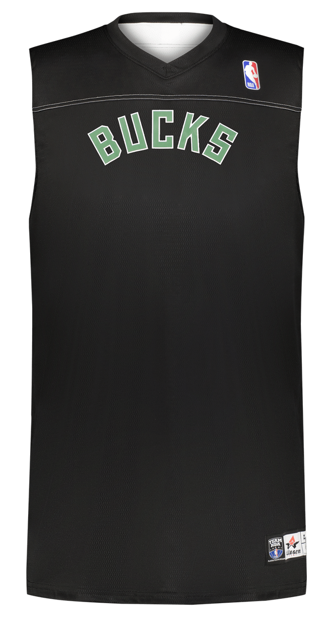 NBA MILWAUKEE BUCKS BK/WHITE