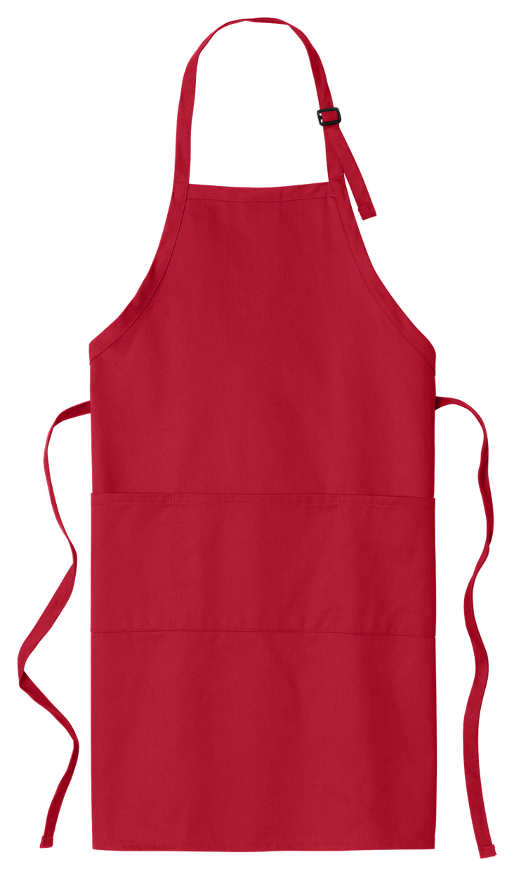 Port Authority Easy Care Extra Long Bib Apron with Stain Release