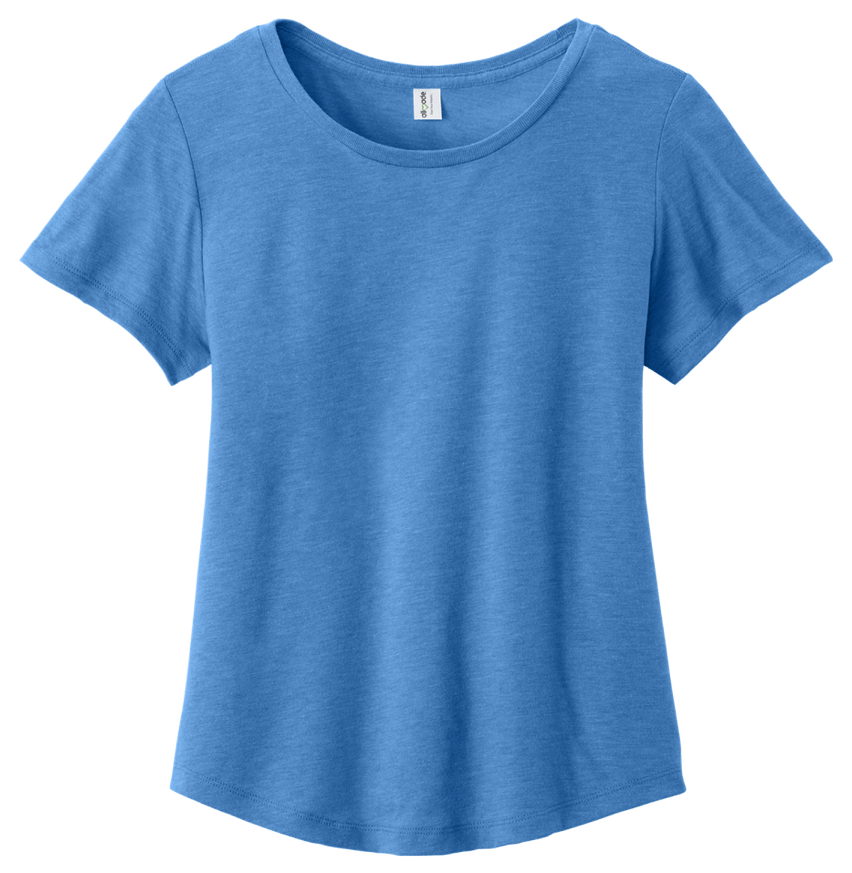 Allmade Women's Relaxed Tri-Blend Scoop Neck Tee