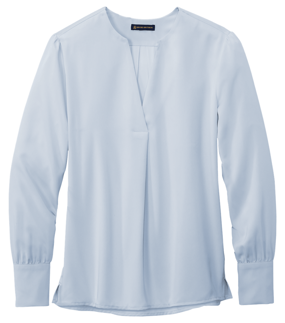 Brooks Brothers Women's Open-Neck Satin Blouse