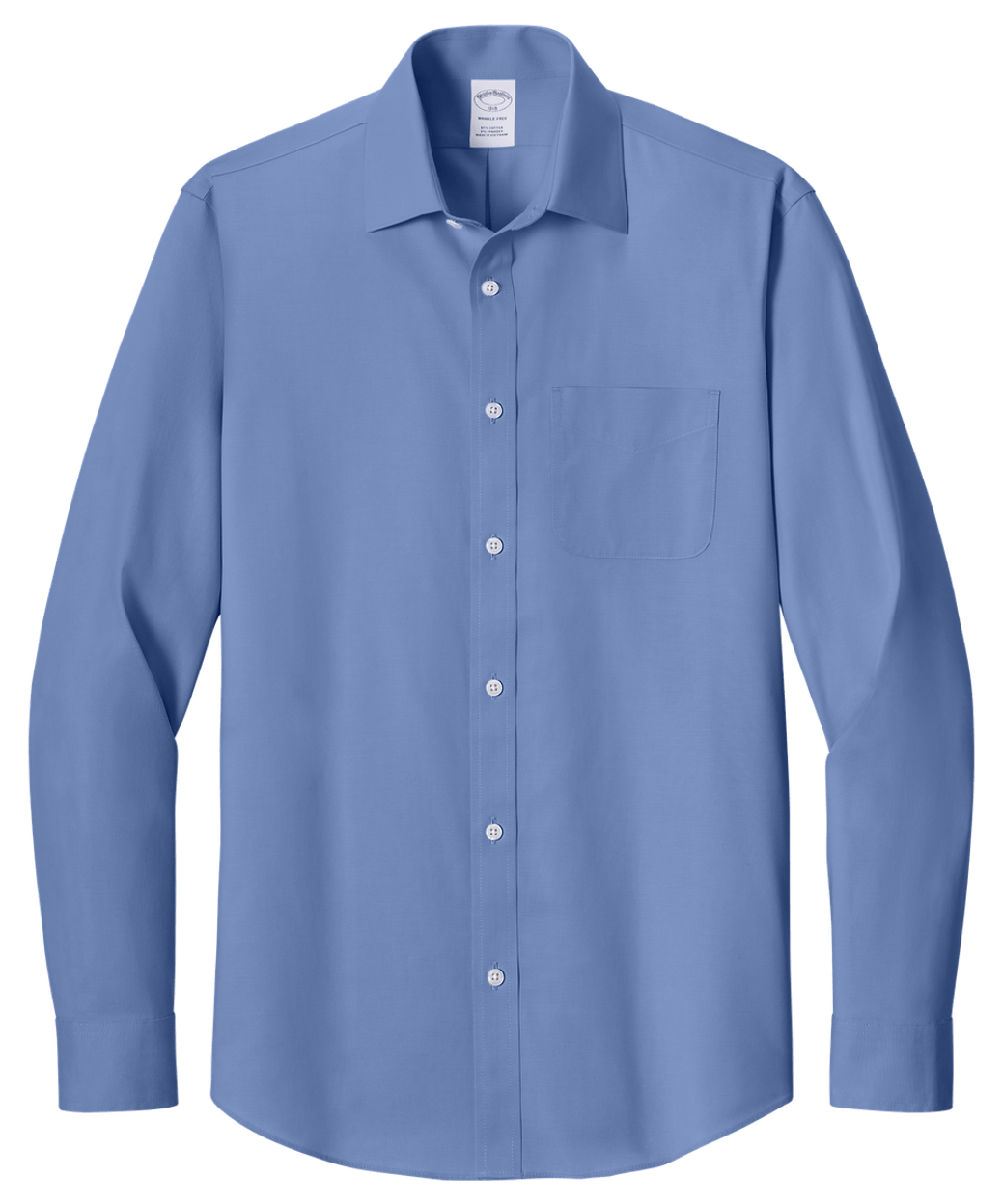 Brooks Brothers Wrinkle-Free Stretch Pinpoint Spread Collar Shirt