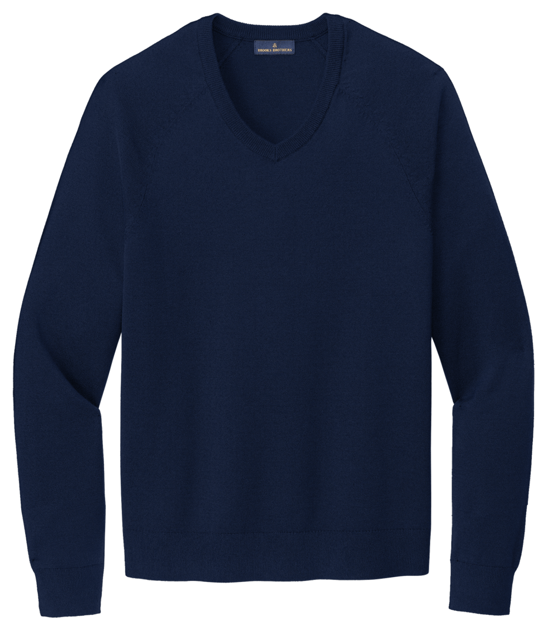 Brooks Brothers Cotton Stretch V-Neck Sweater