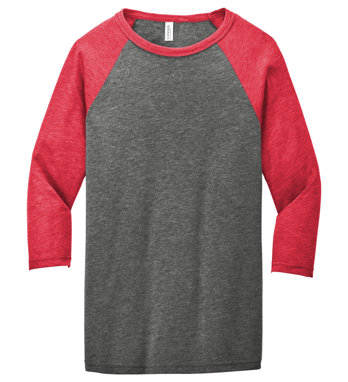 Grey/ Red Triblend