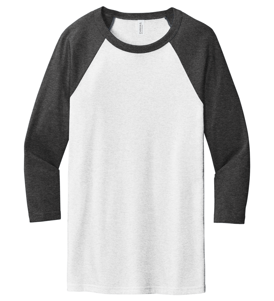 White Fleck/ Charcoal-Black Triblend