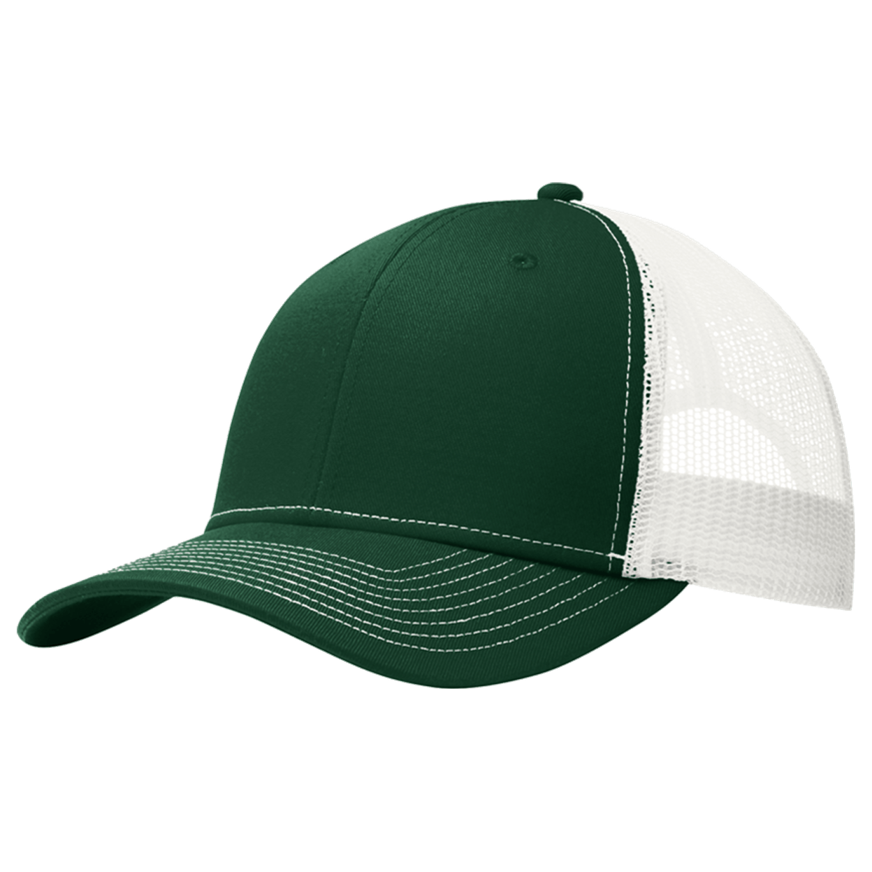 Dark Green/ White