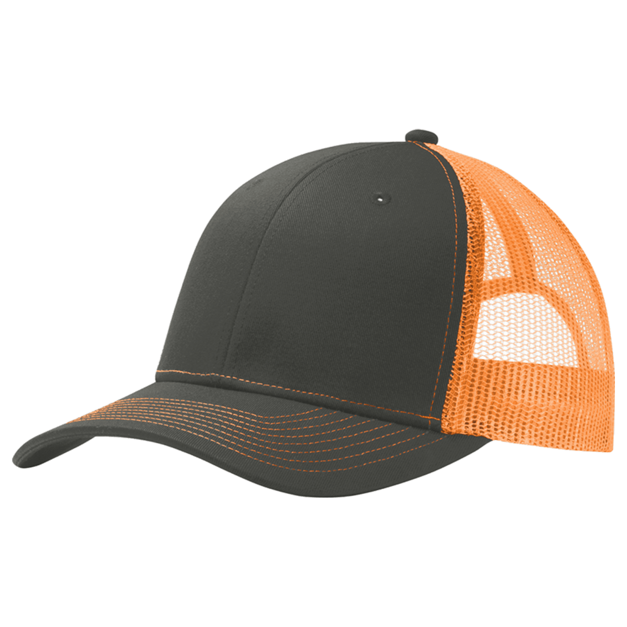 Grey Steel/ Neon Orange