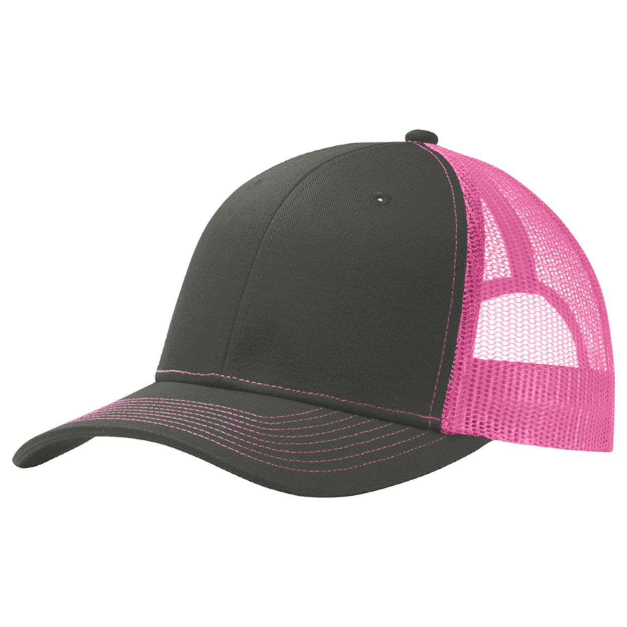 Grey Steel/ Neon Pink