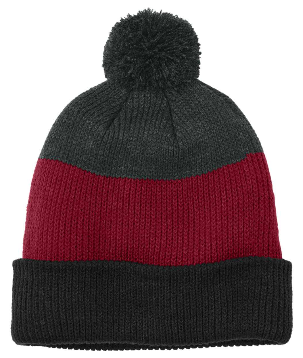 Deep Black/ Rich Red/ Charcoal Heather
