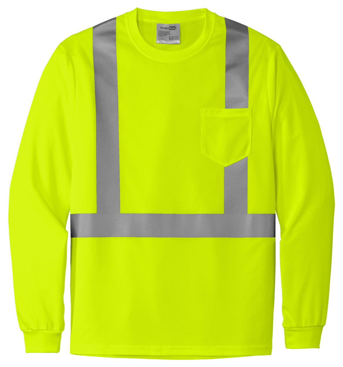 CornerStone ANSI 107 Class 2 Mesh Long Sleeve Tee