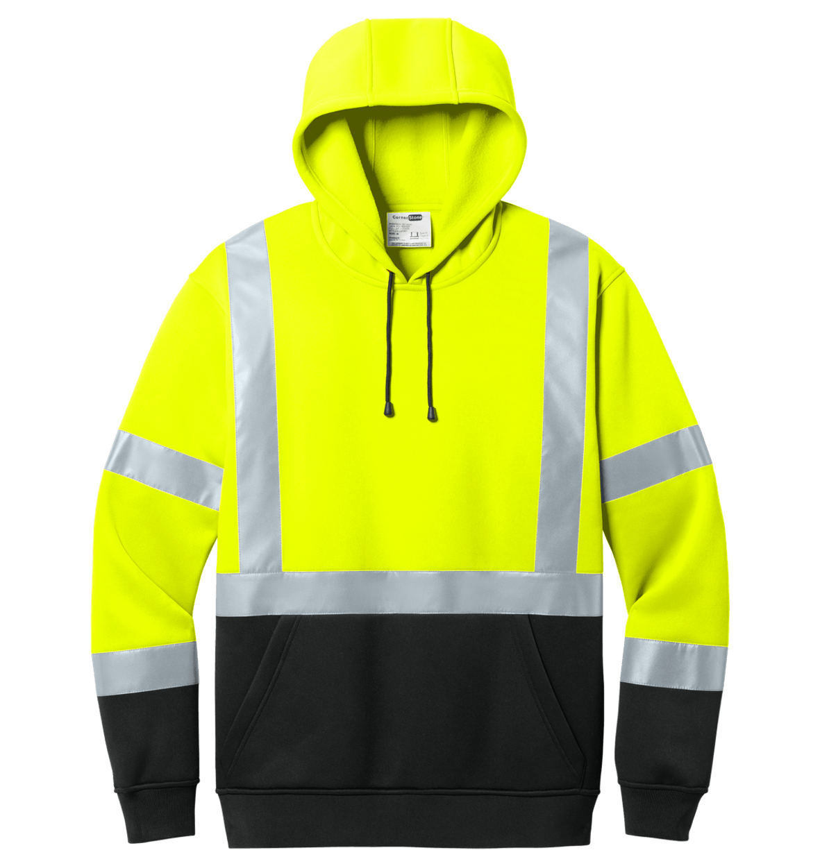 CornerStone ANSI 107 Class 3 Heavy-Duty Fleece Pullover Hoodie