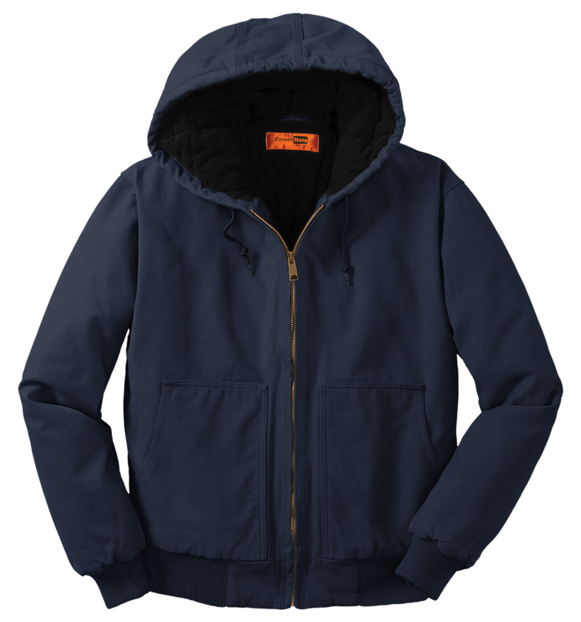 CornerStone Washed Duck Cloth Insulated Hooded Work Jacket