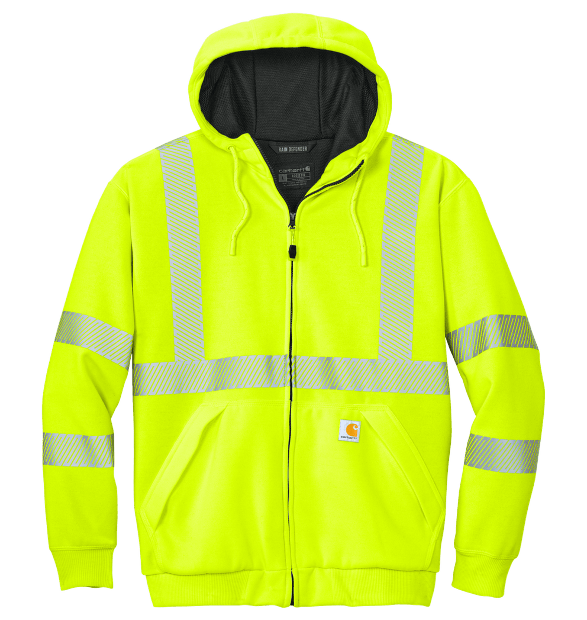 Carhartt ANSI 107 Class 3 Lined Full-Zip Sweatshirt