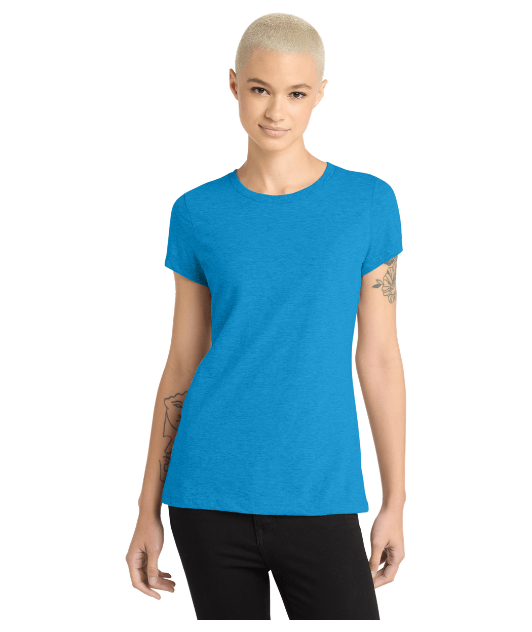 Heathered Bright Turquoise