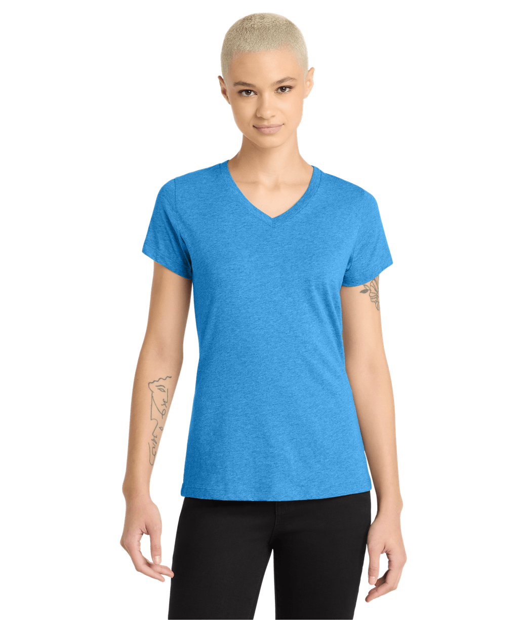 Heathered Bright Turquoise