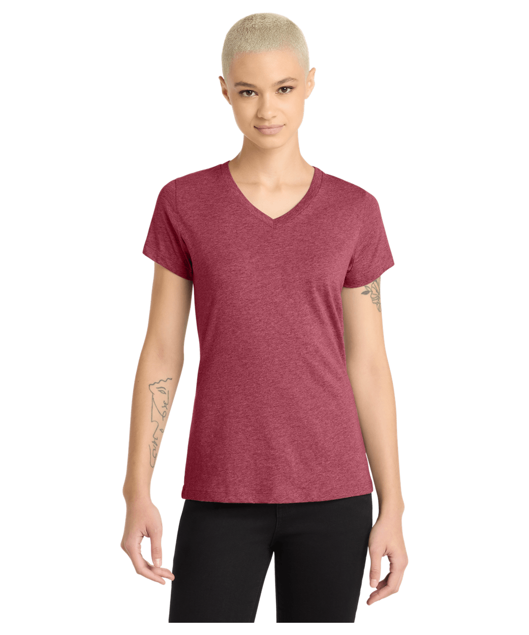 Heathered Red