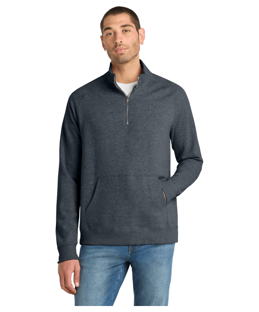 Heathered Navy