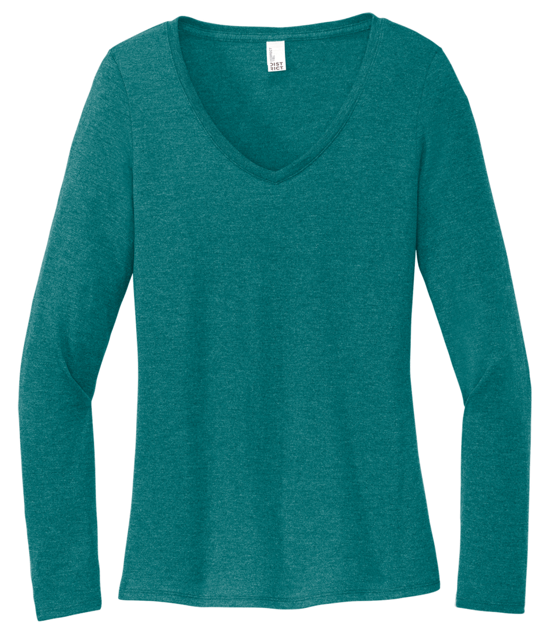 District Women's Perfect Tri Long Sleeve V-Neck Tee