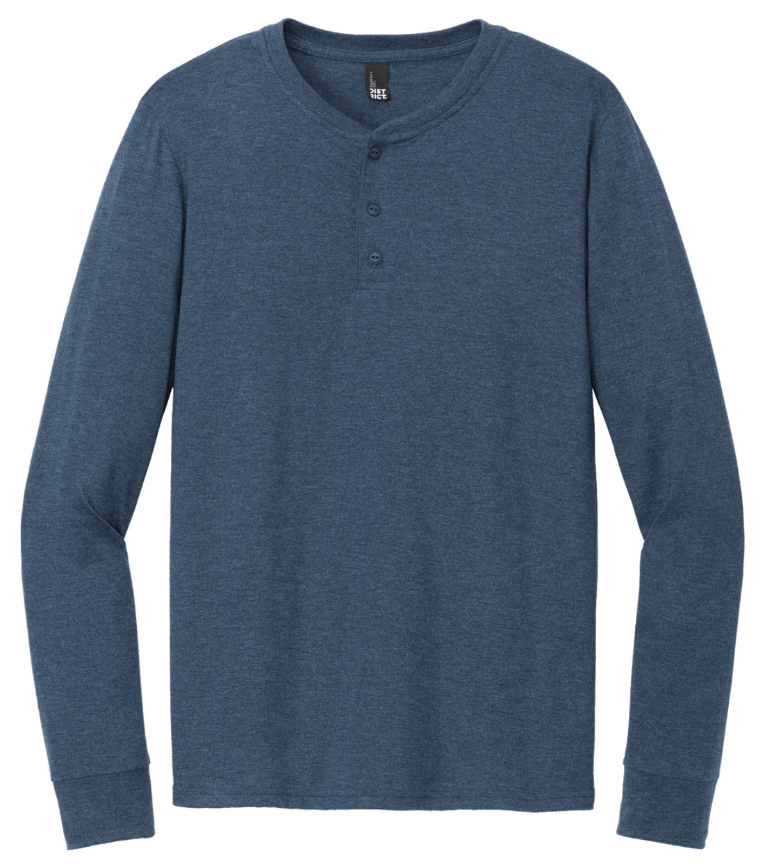 District Perfect Tri Long Sleeve Henley