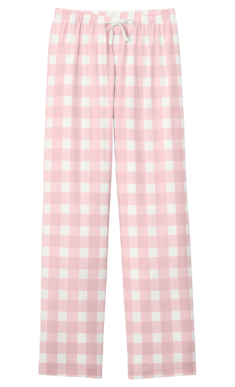 Light Pink/ White Buffalo Check