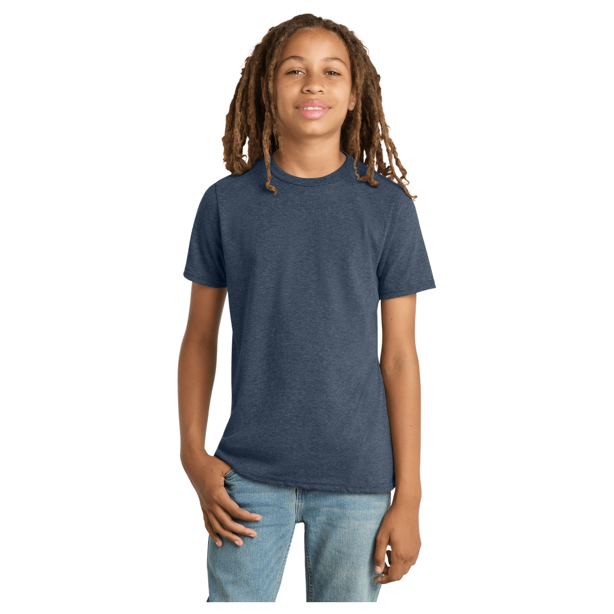 Heathered Navy