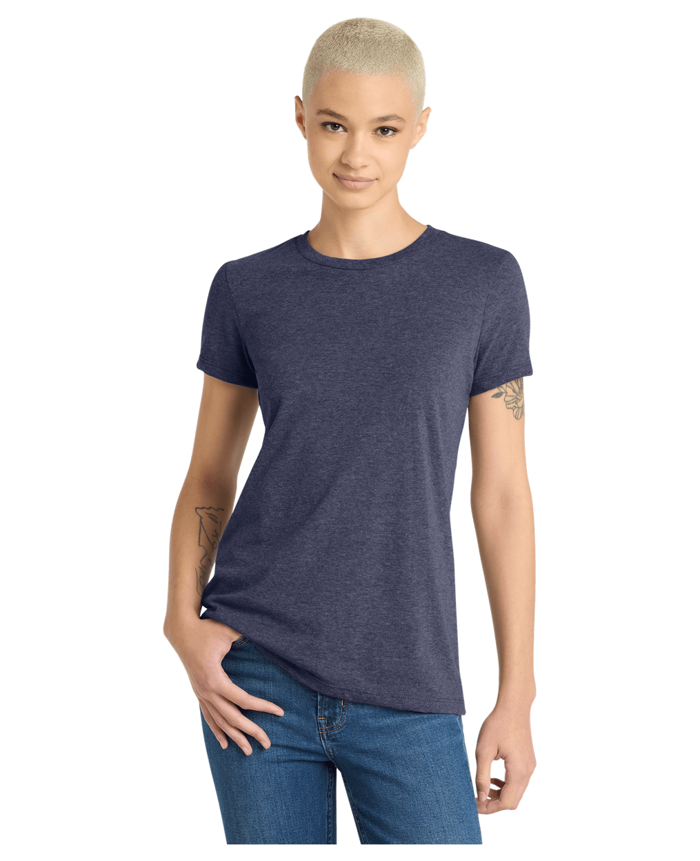 Heathered Navy