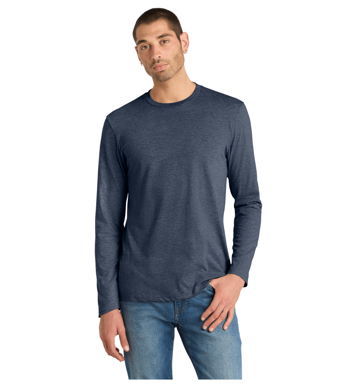 Heathered Navy