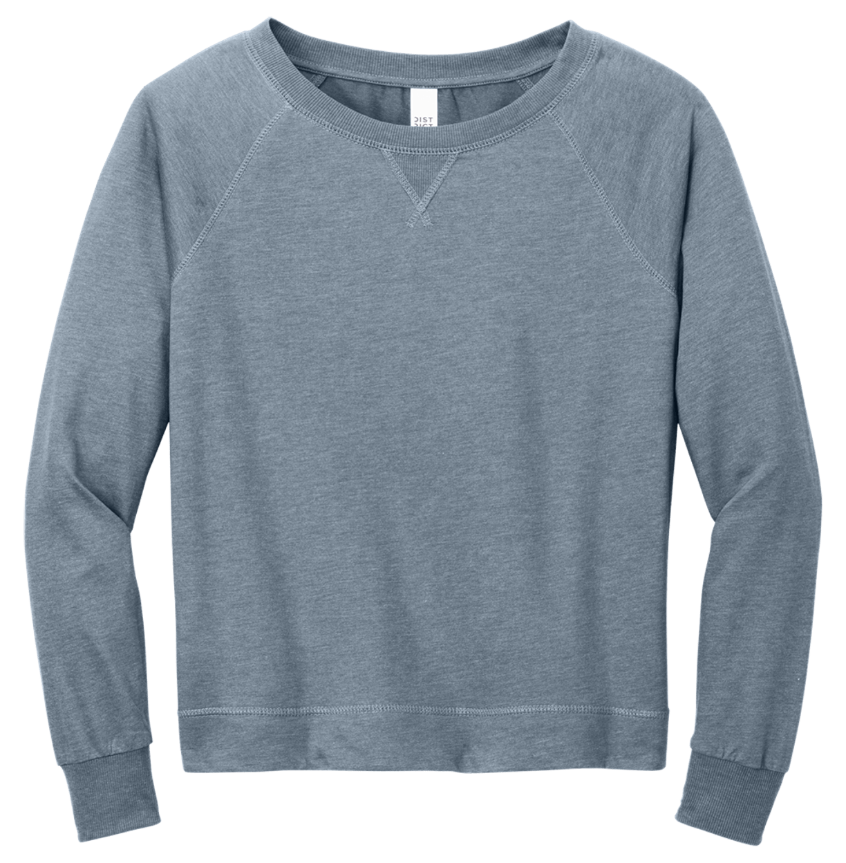 District Women's Featherweight French Terry Long Sleeve Crewneck