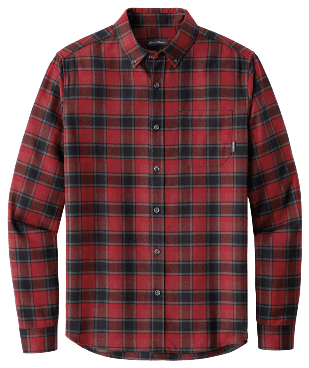 Eddie Bauer Long Sleeve Favorite Flannel Plaid Shirt