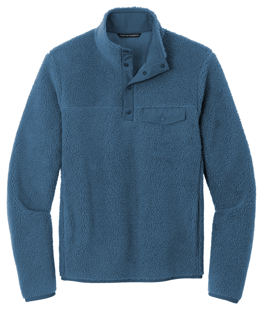 Port Authority Camp Fleece Snap Pullover