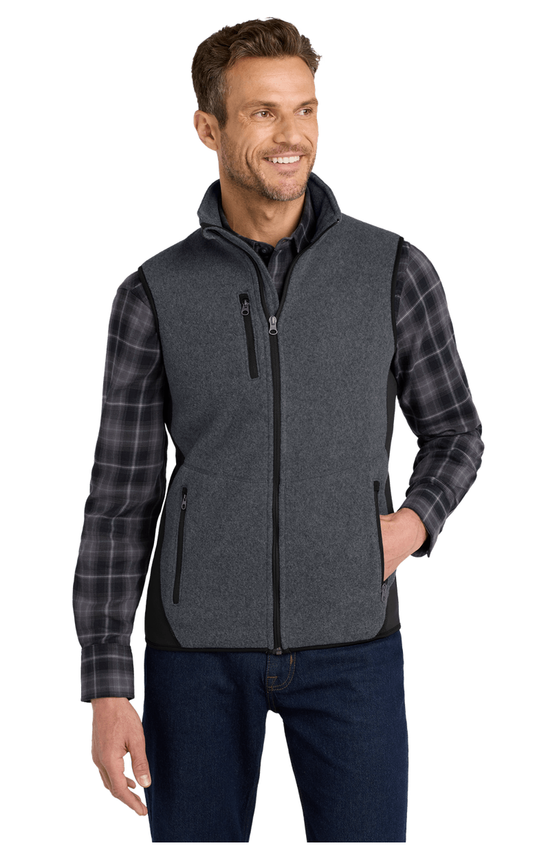 Charcoal Heather/ Black