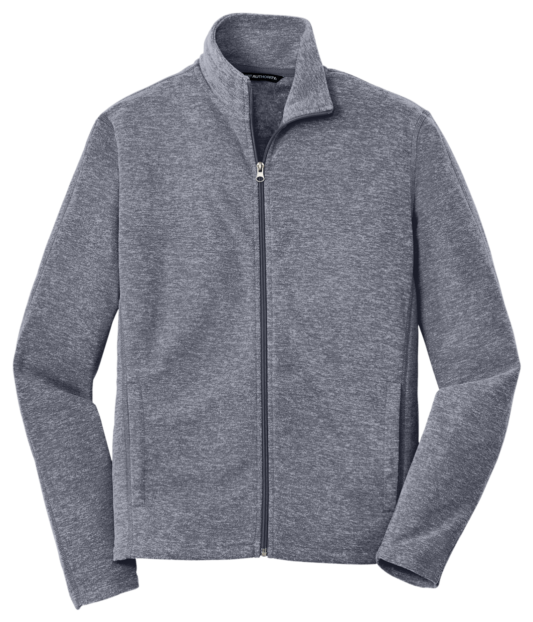 Port Authority Heather Microfleece Full-Zip Jacket