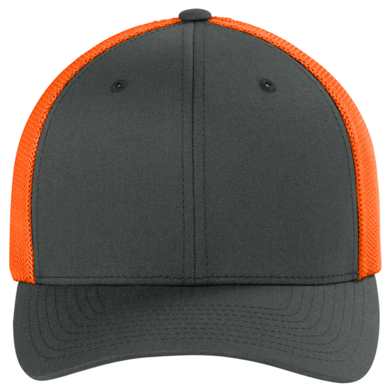 Charcoal/ Neon Orange