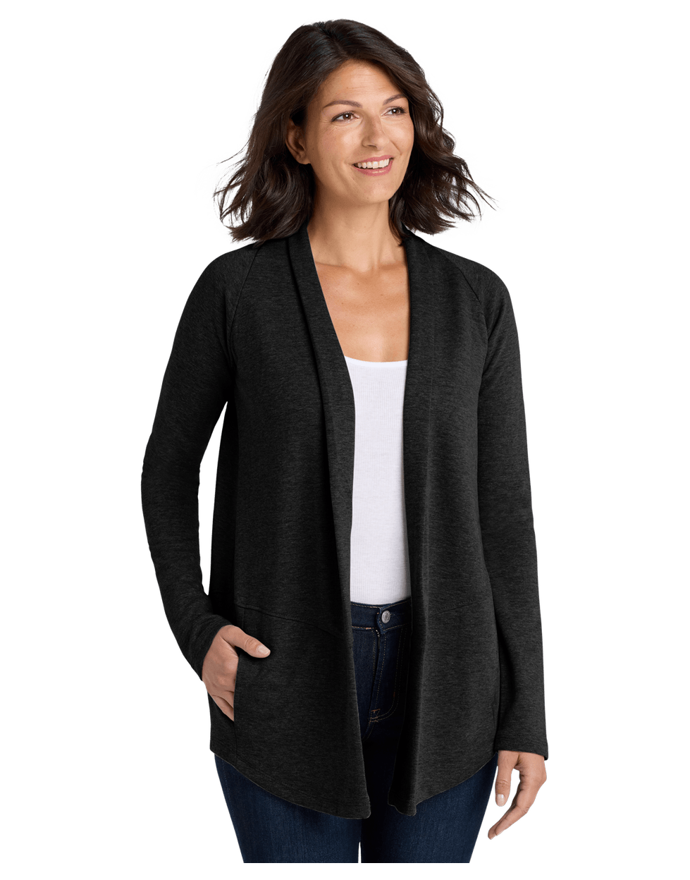 Deep Black Charcoal Heather