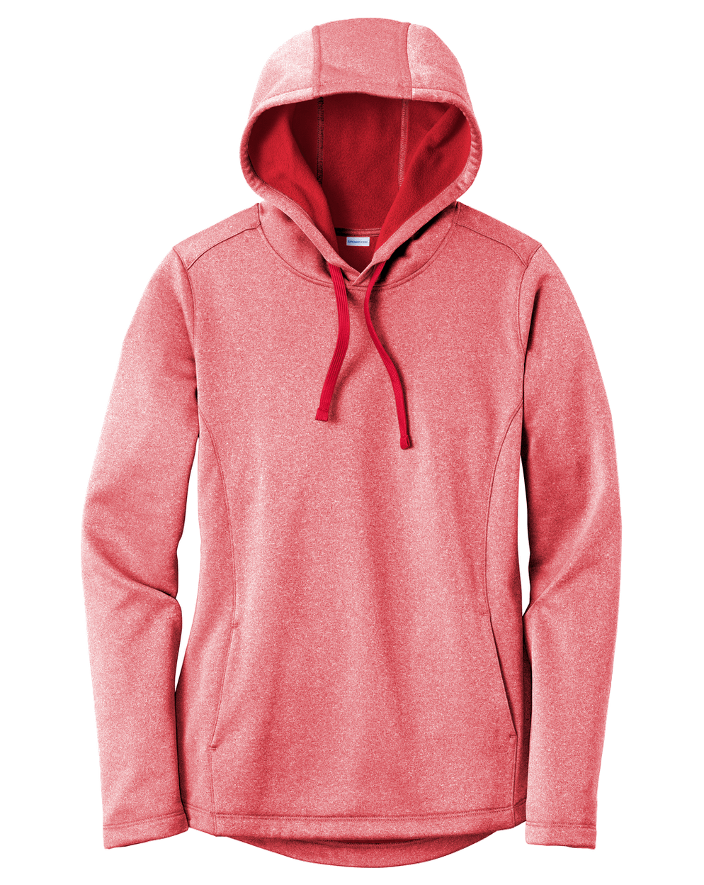 Sport-Tek Women's PosiCharge Sport-Wick Heather Fleece Hooded Pullover