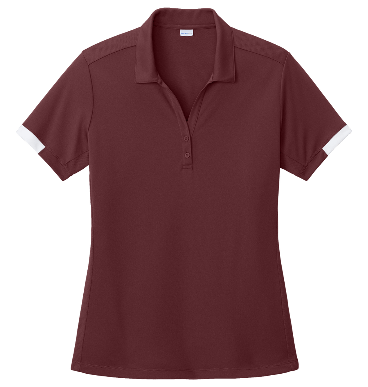 Maroon/ White