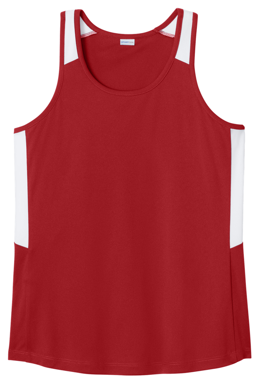 Deep Red/ White