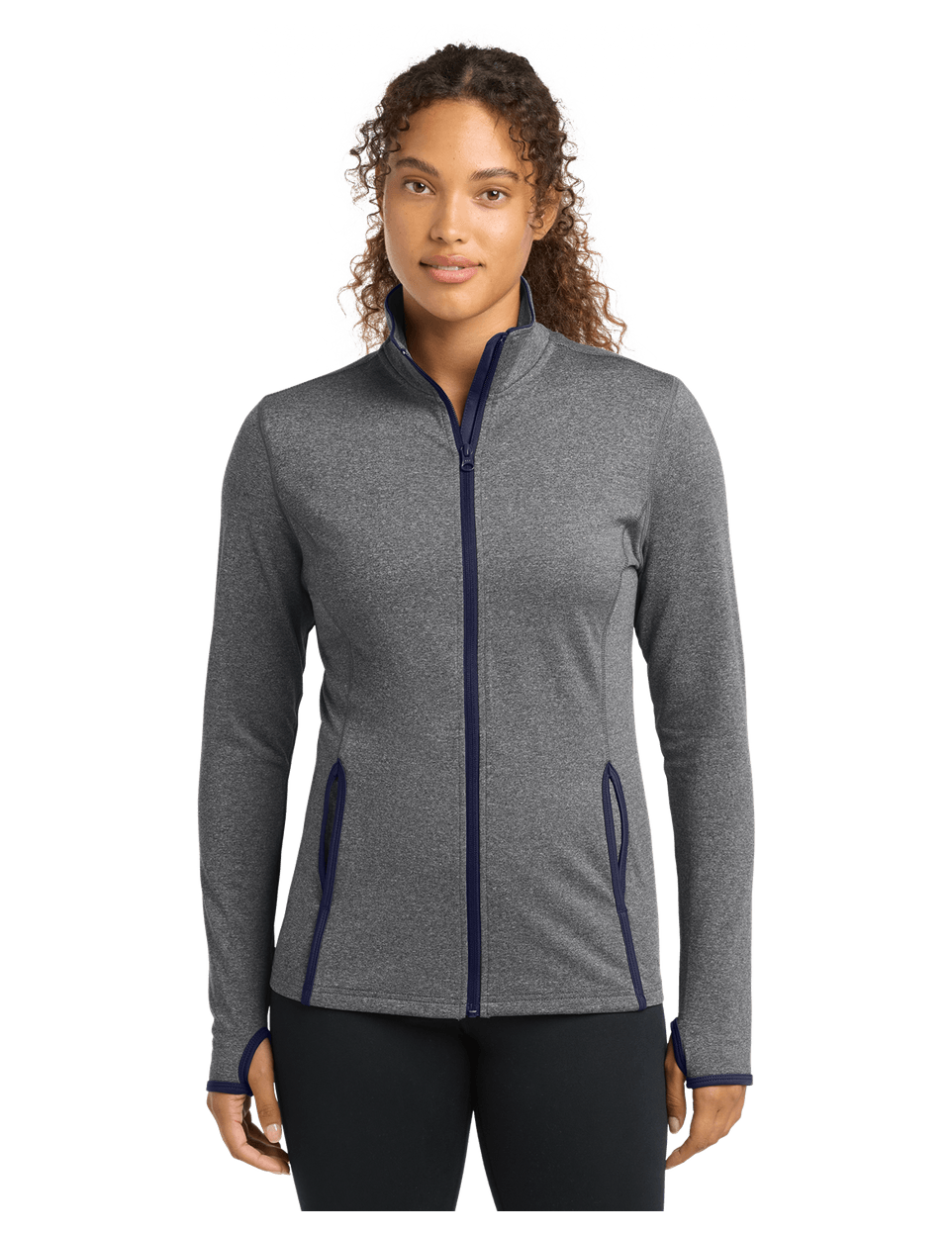 Charcoal Grey Heather/ True Navy