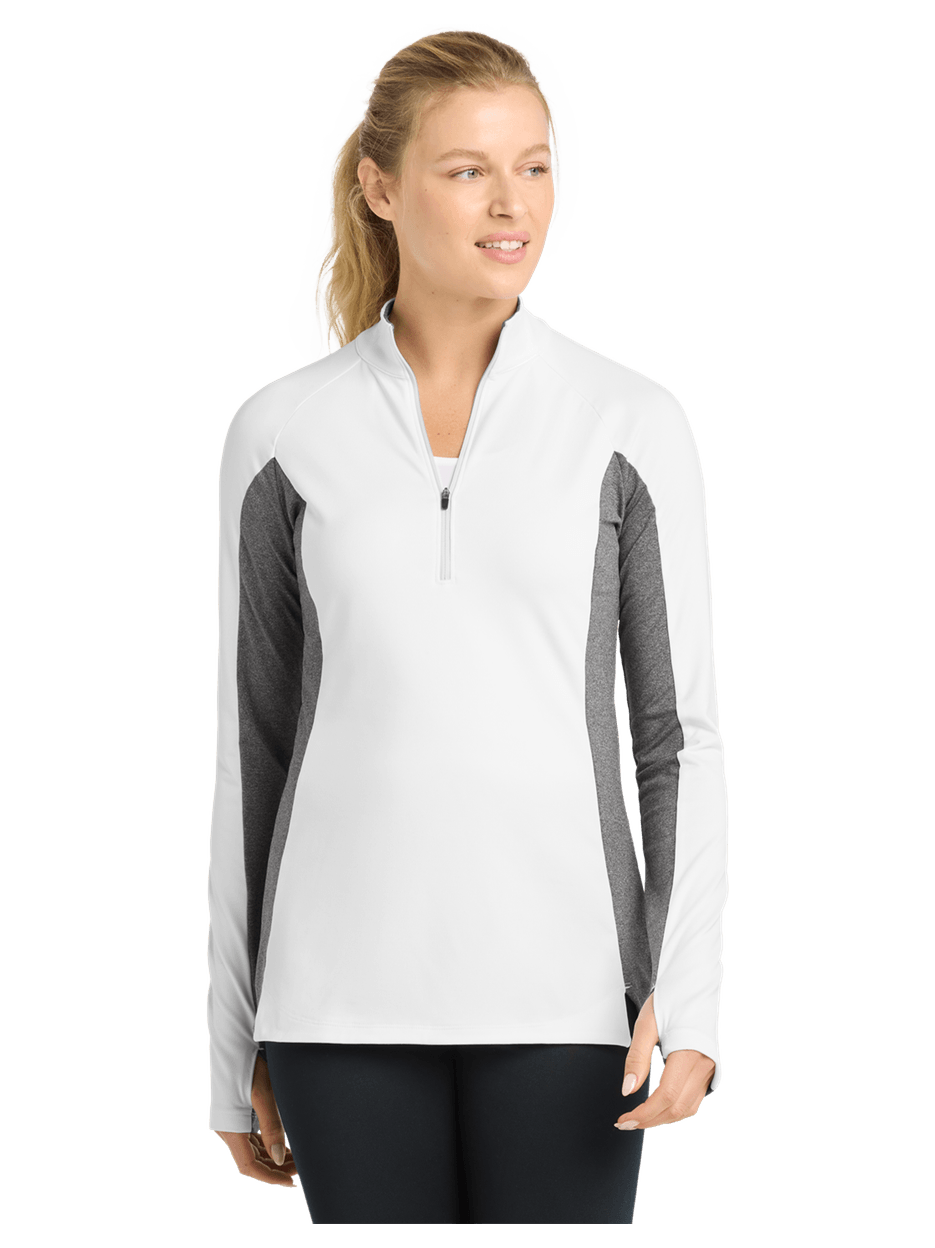 White/ Charcoal Grey Heather