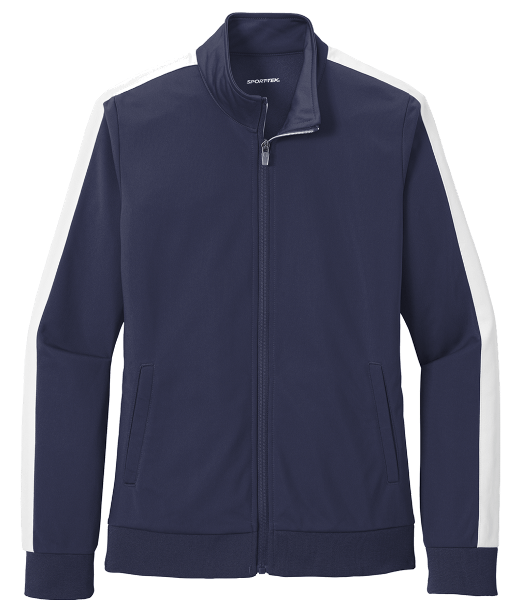 Sport-Tek Women's Tricot Sleeve Stripe Track Jacket