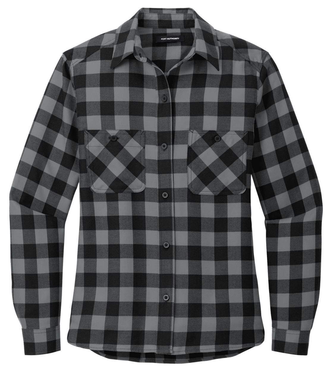 Grey/ Black Buffalo Check